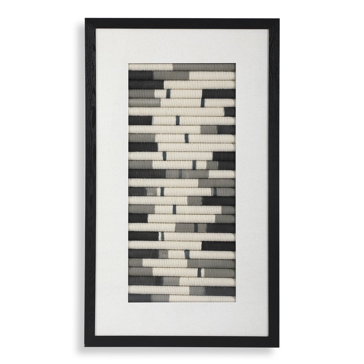 Flaxen Scroll Shadow Box